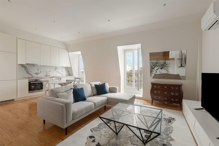 Santos 4C, a two-bedroom apartment in Santos, Lisbon — living room